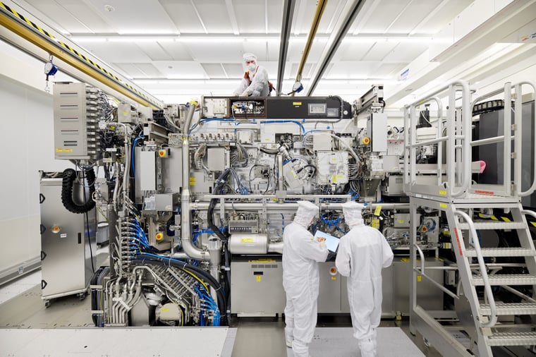 De hightechindustrie: ASML Cleanroon Assembly